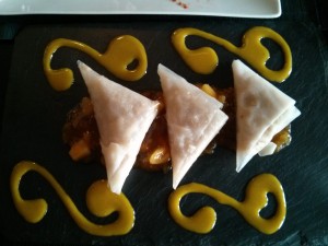 Cauliflower samosas 