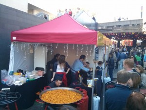 The Paella smells great from here!