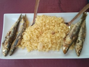 Beer + salty fish=YUM