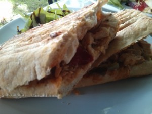 Piri piri chicken sandwich