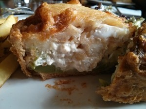 Mmm all the fish supper goodness inside!